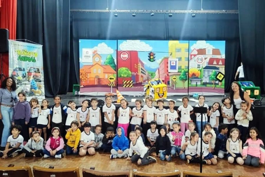 Projeto "Trânsito Animal" traz educação e conscientização no Trânsito para as crianças